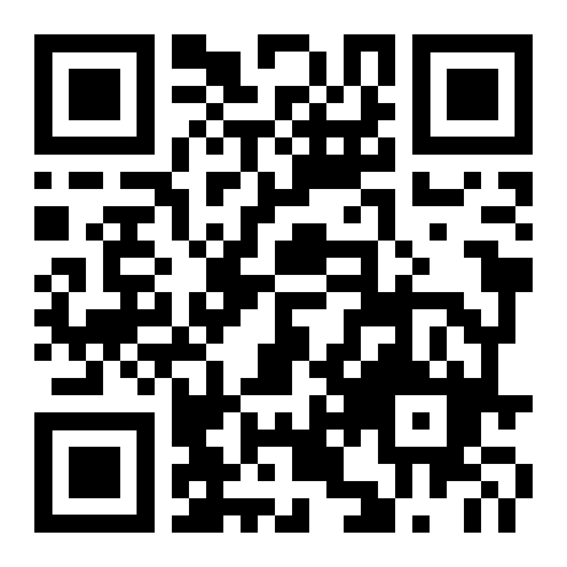 QR code to register to vote